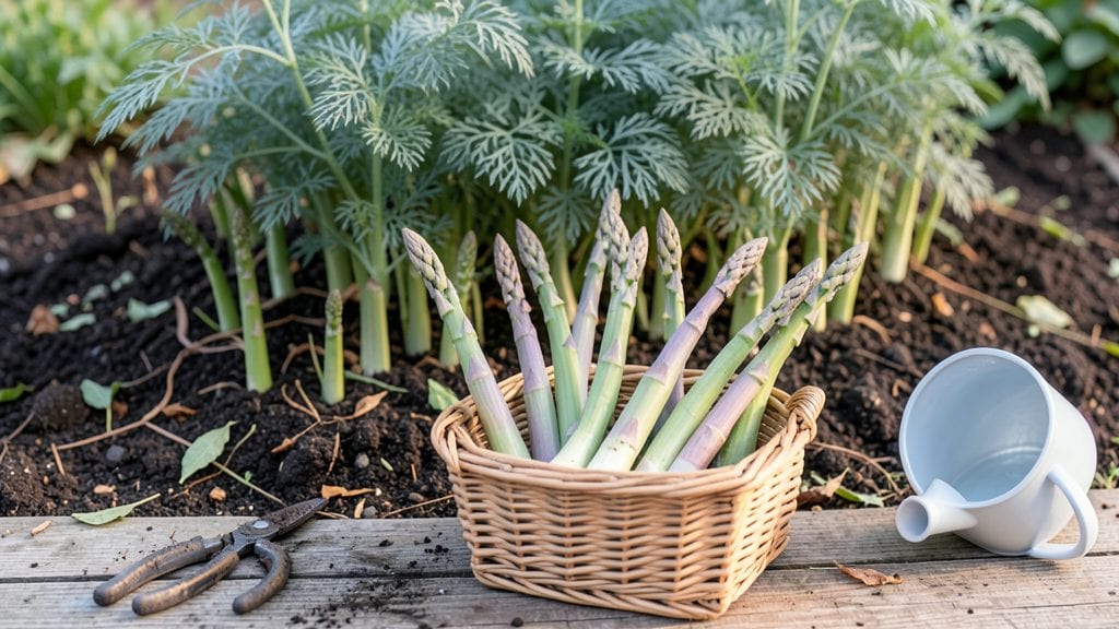 Asparagus Seeding Out: Natural Thinning for Bushier Harvests