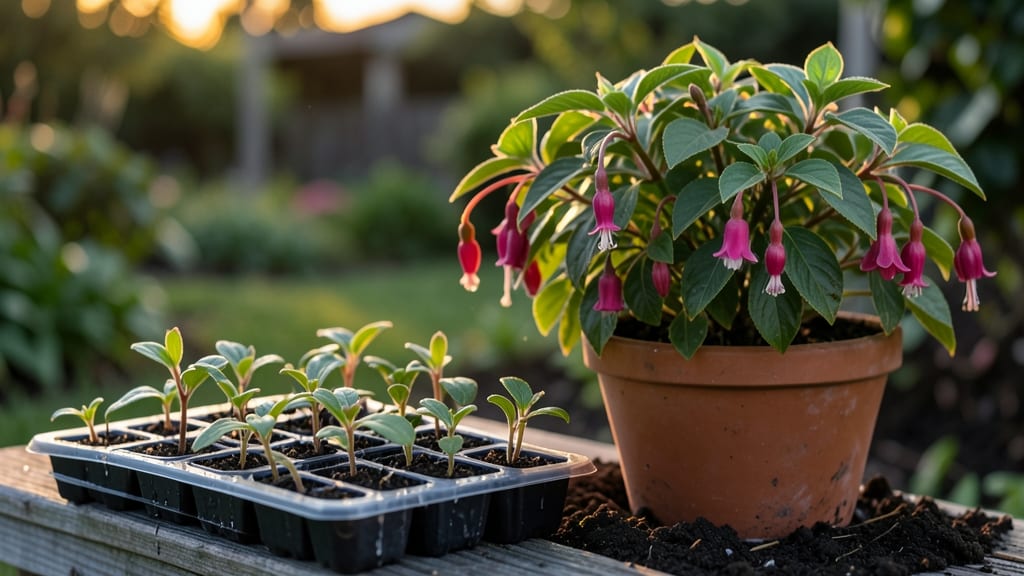 Fuchsia Flower Seeds: Vibrant Blooms in 6-8 Weeks
