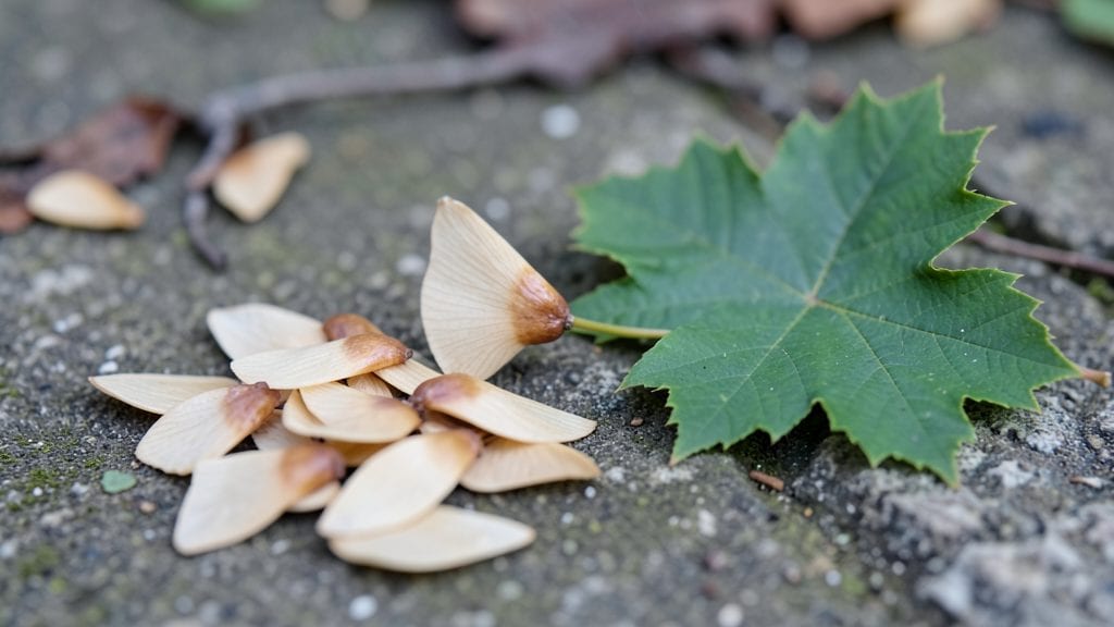 Maple Seed Identification: Visual Guide to Winged Helix and Sapling Stages