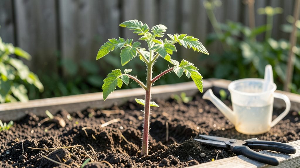 Tomato Seedling Leaves Curling Down: 3-Step Fix for Crispy Edges