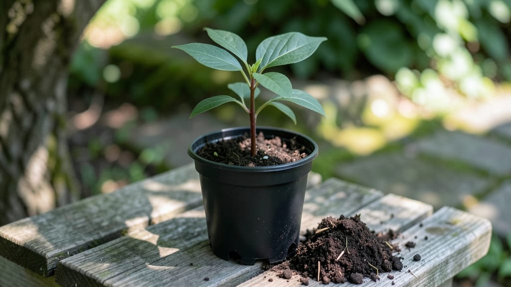 Trumpet Vine Seedling: Fast-Climbing Perennial With Vibrant Orange Blossoms