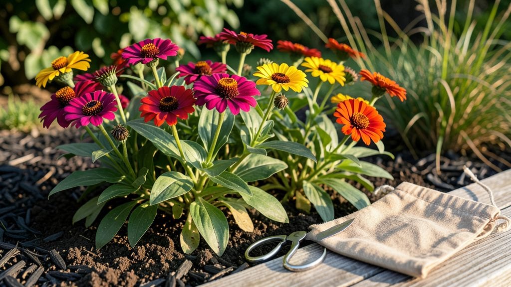 Zinnia Seed Collection: Year-Round Blooms With 3 Seasonal Trims